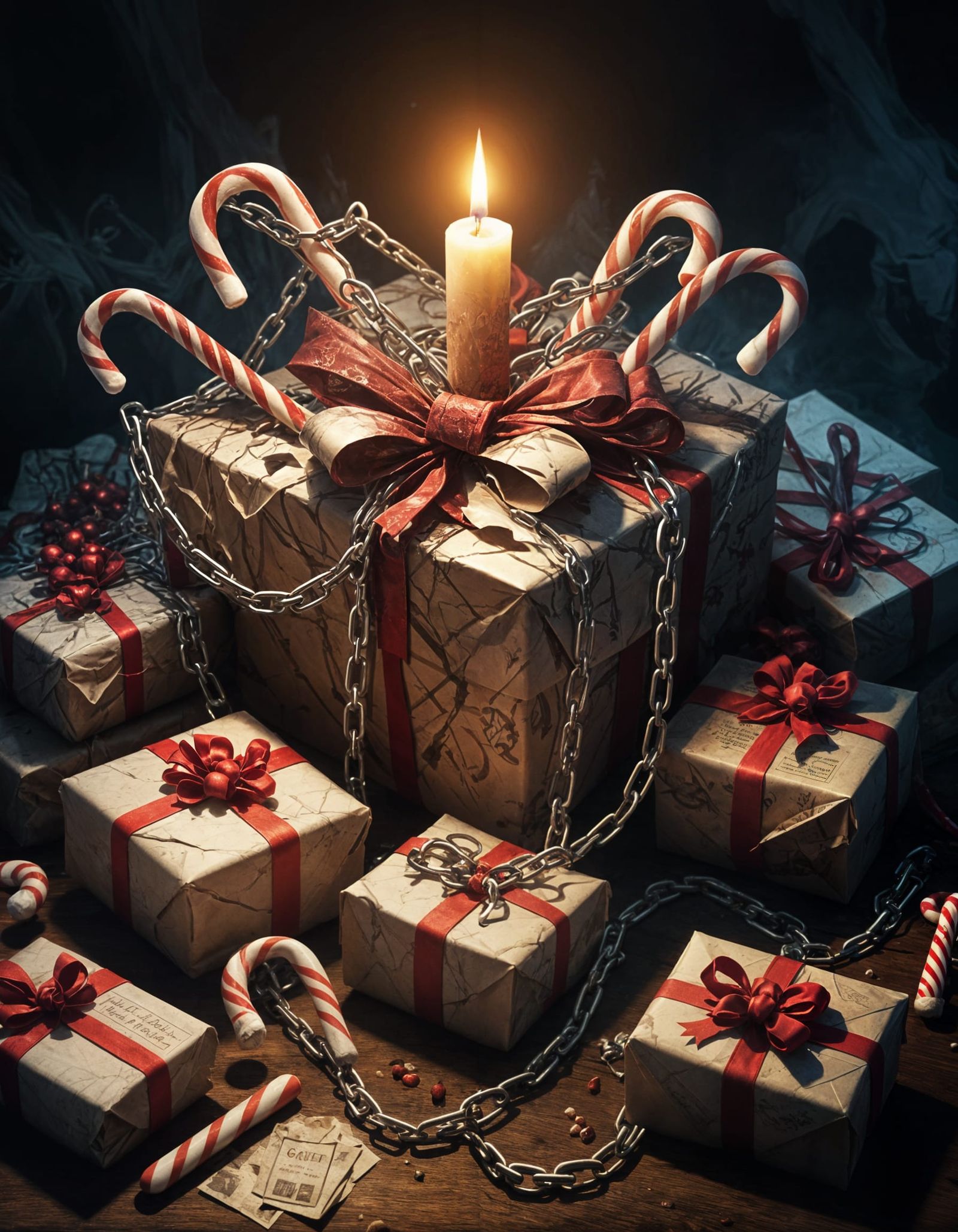 Haunted Christmas Presents Emerge From The Grave