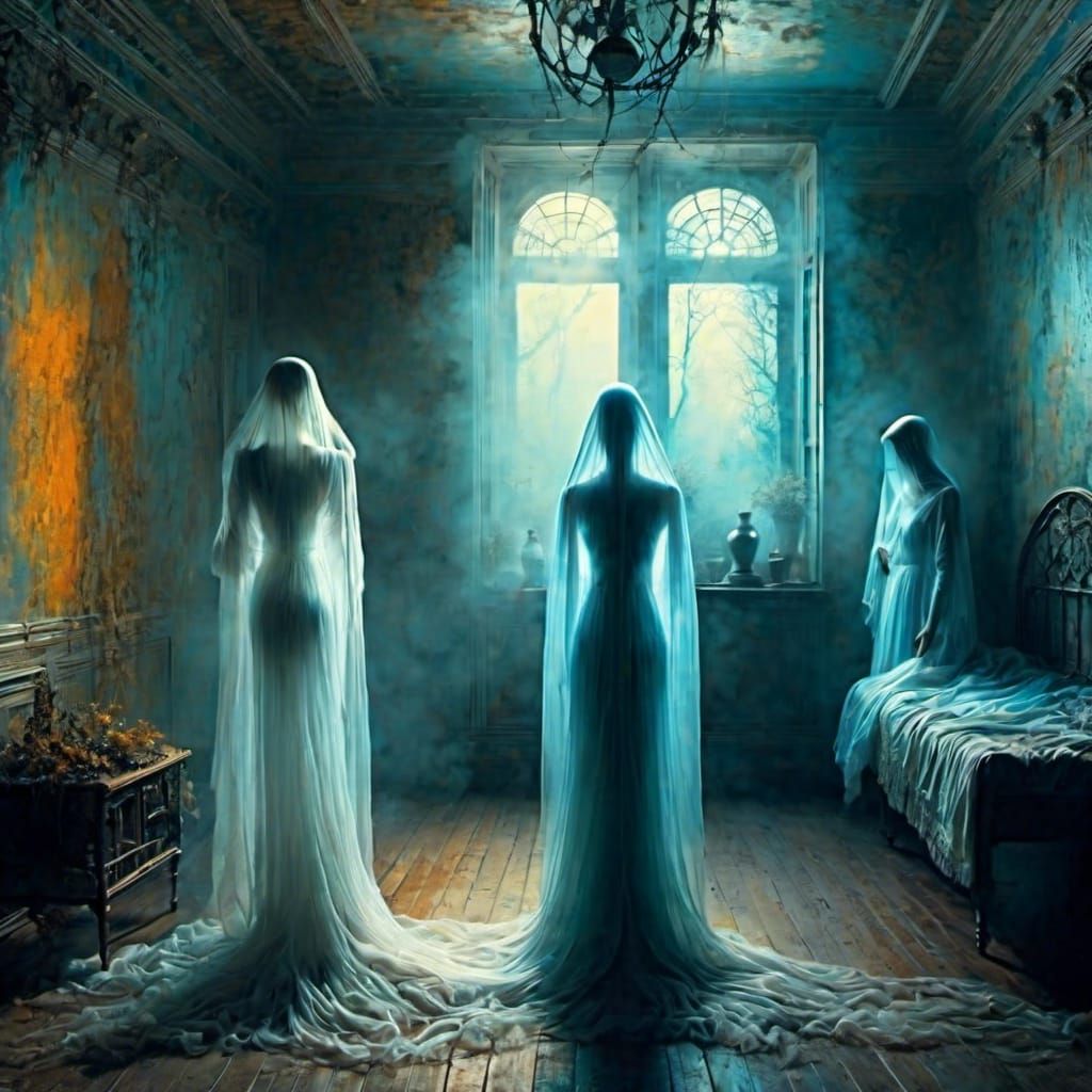 Ethereal Figures in Asylum: Pictorialism Style