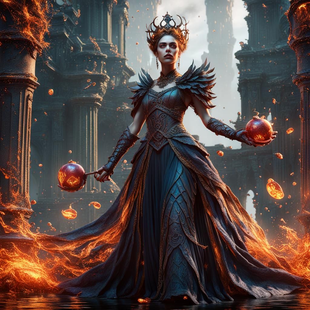 Persephone: Young Queen of the Underworld Portrait