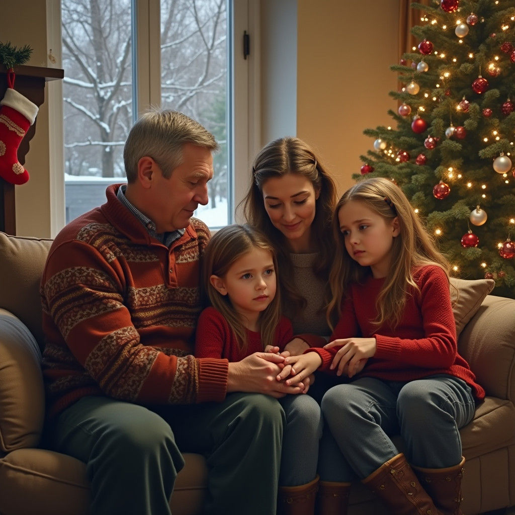 Family Share Bad News on Christmas Eve