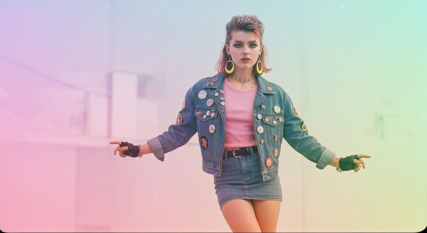 1980s Punk Girl in Dream Pop Aesthetic