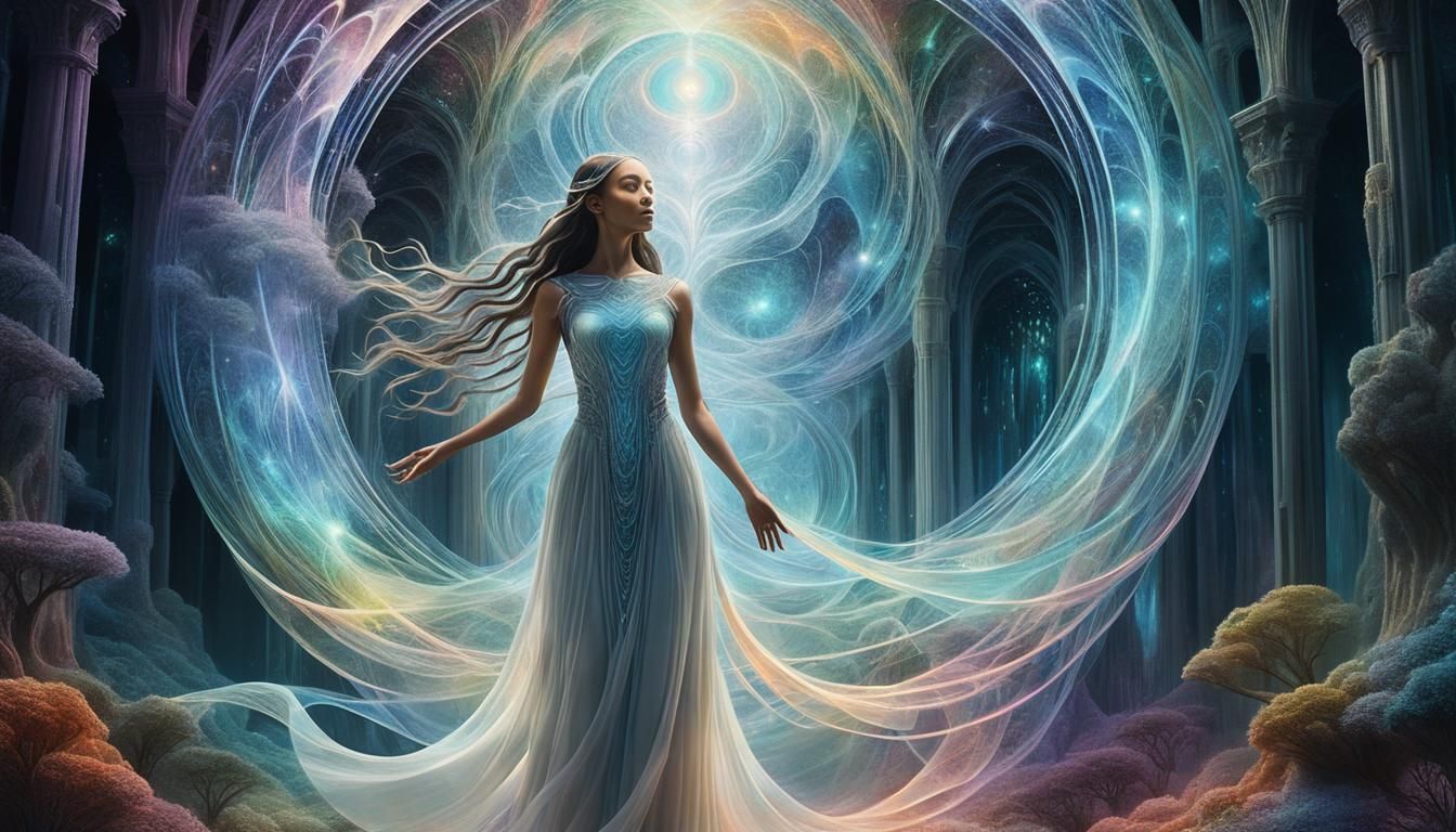 Healing Lemurian Timelines in Visionary Surrealism