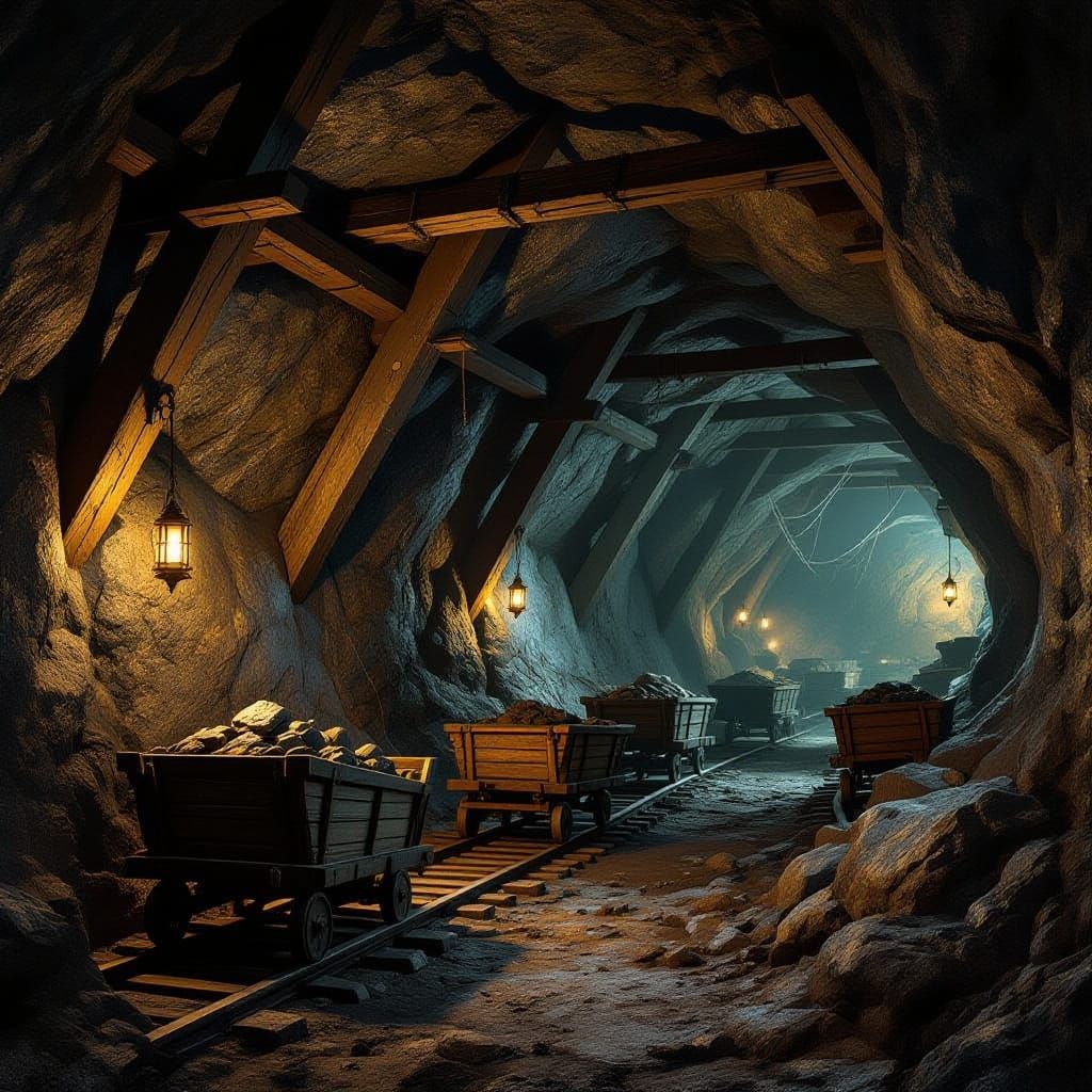 Cyrodiil Mine in Dim Light