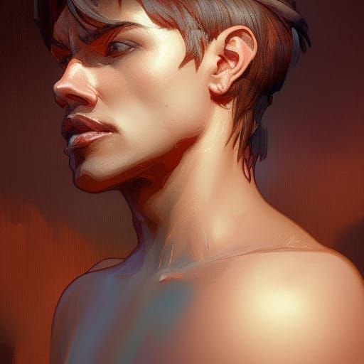 Detailed Portrait with Dynamic Lighting