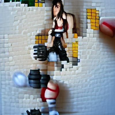 Tifa Lockhart Digital Autoportrait