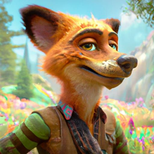 Nick Wilde meets Fantastic Mr Fox