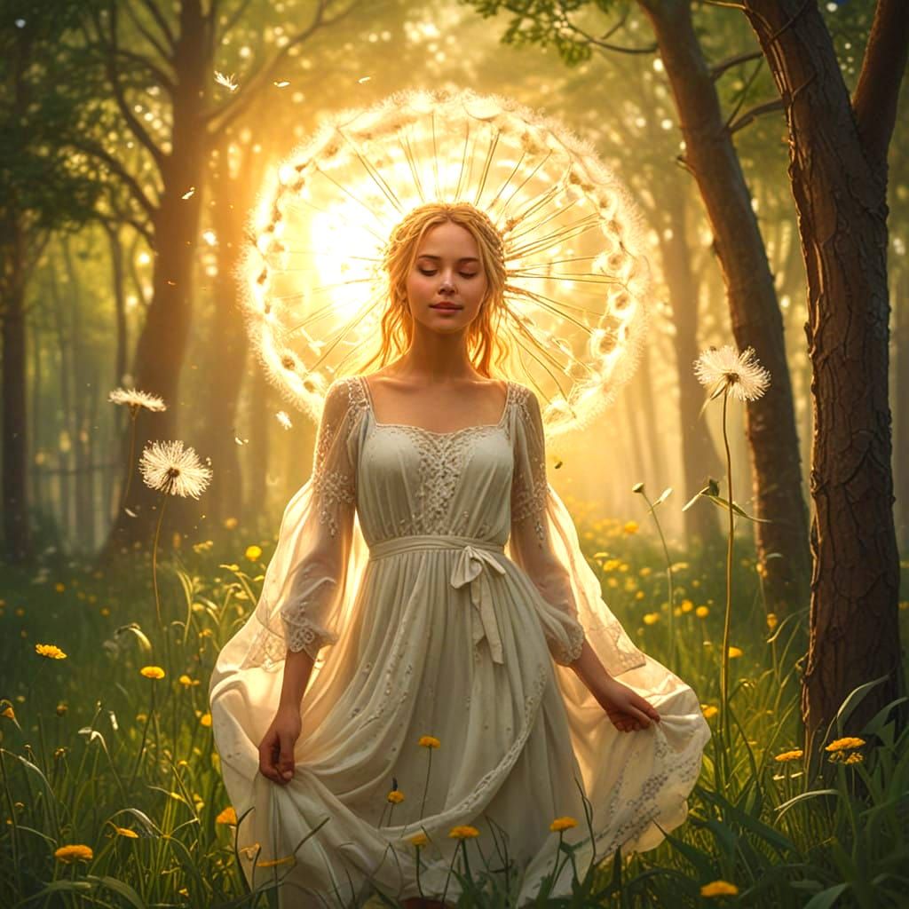 Dreamlike Goddess of Nature