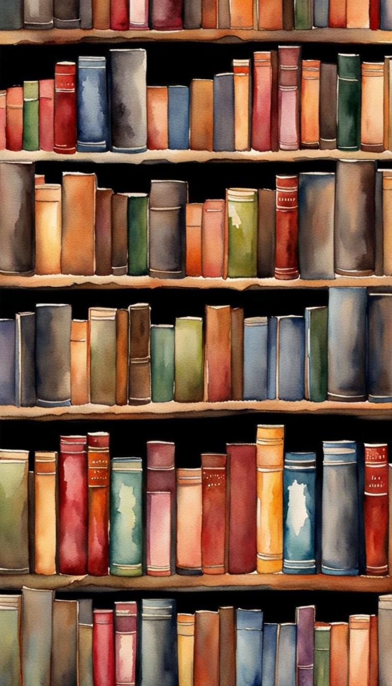 Watercolor Masterpiece: A Culture's Valued Books