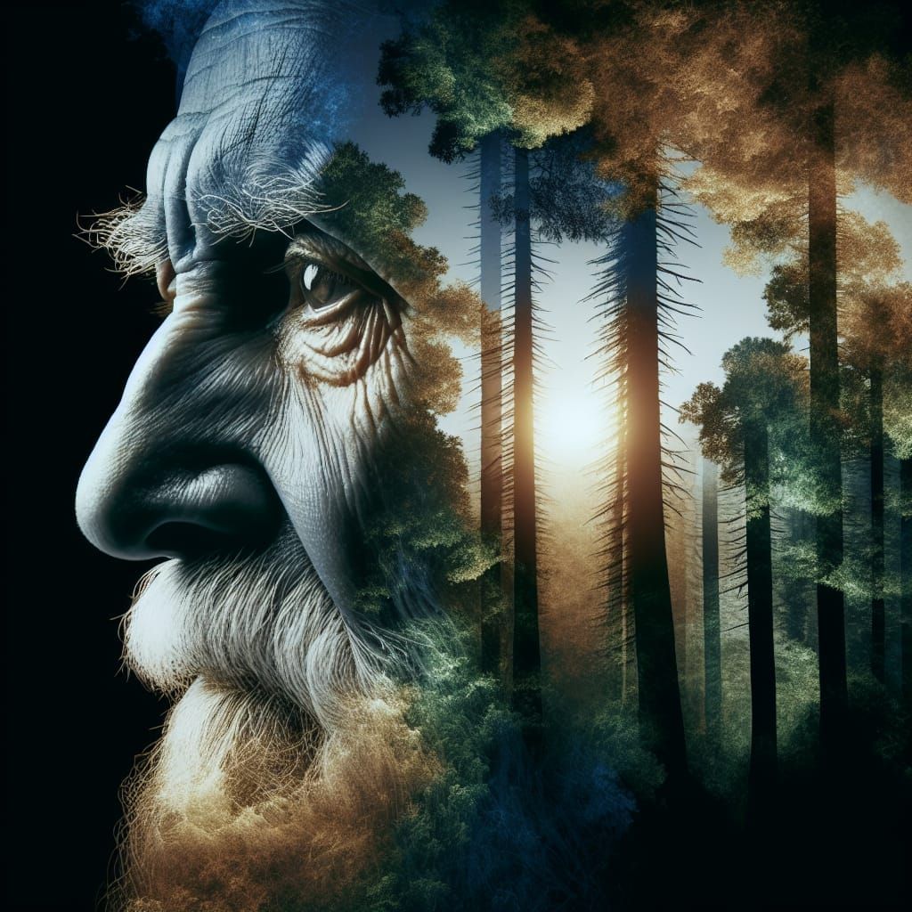 Dual Exposure: Wisdom of Man and Nature