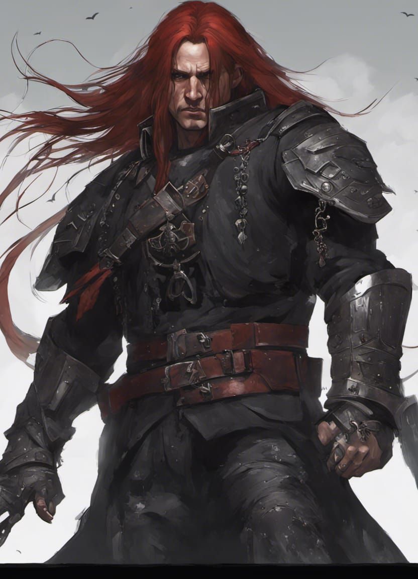 Steppe Warrior in Urban Night, Trending Artstation Style