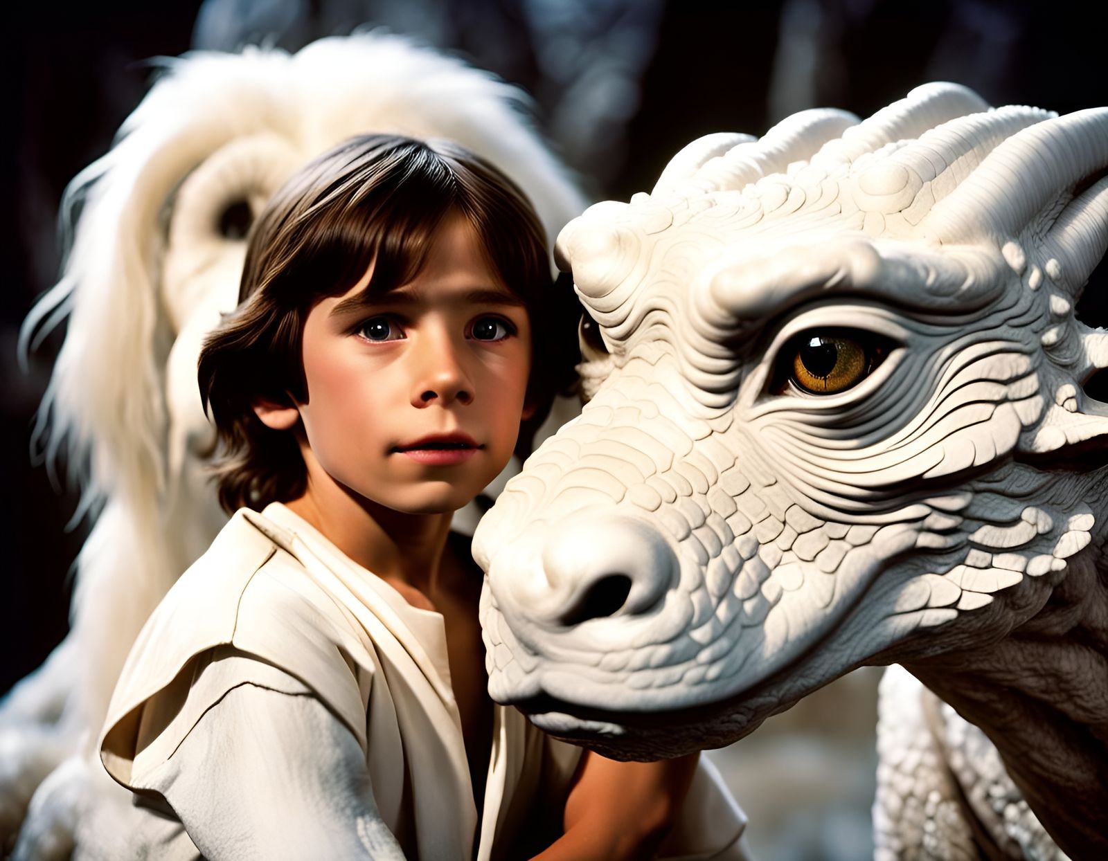 Falkor and Atreyu (The NeverEnding Story)