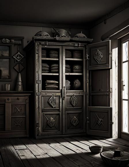 Viking Armory in Antique Wardrobe Logo