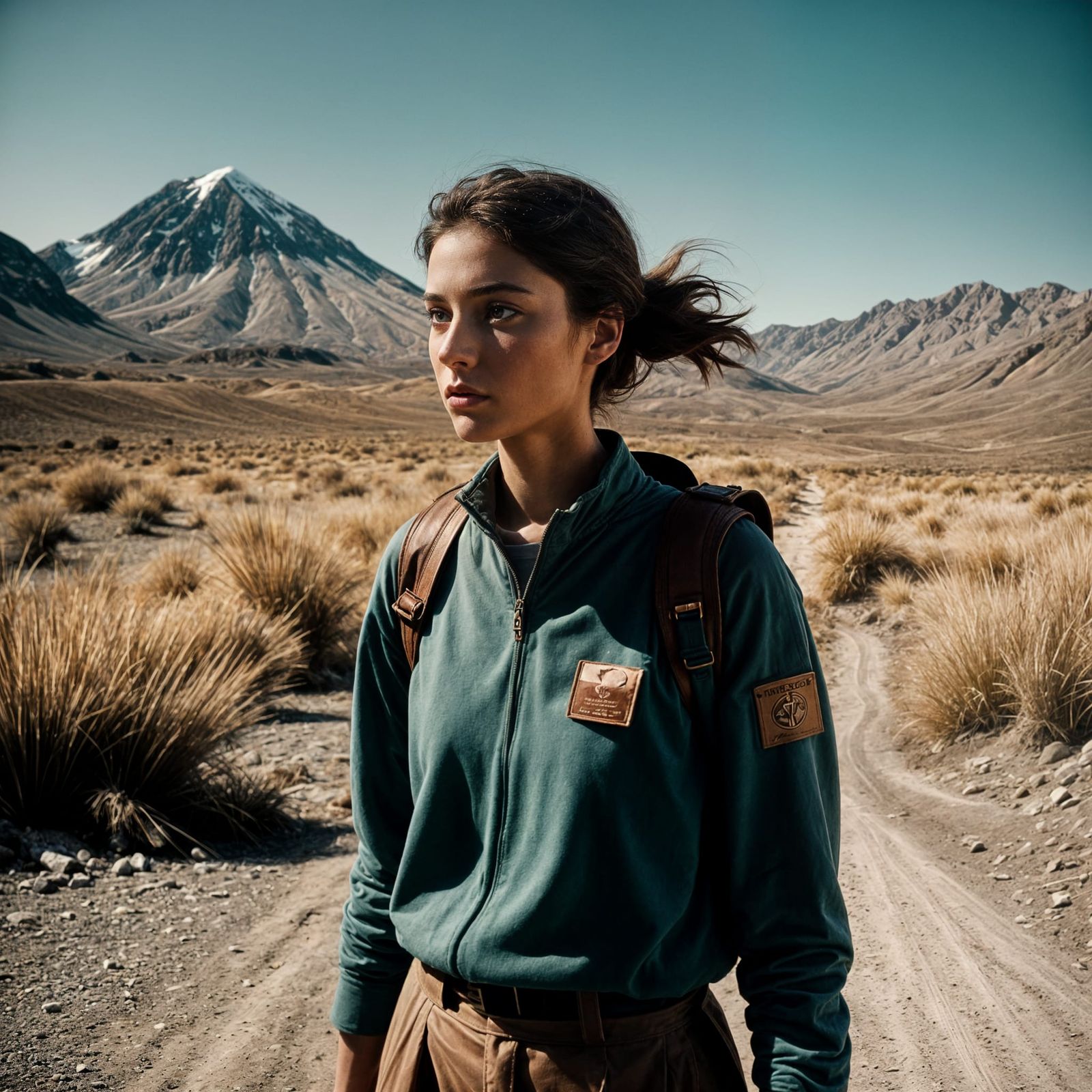 Cinematic Film Still in Dramatic Lighting