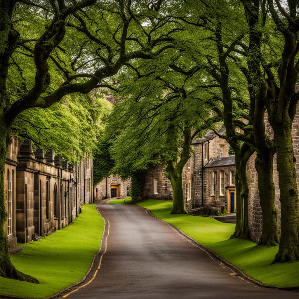 Edinburgh Scotland: A Pastoral Landscape