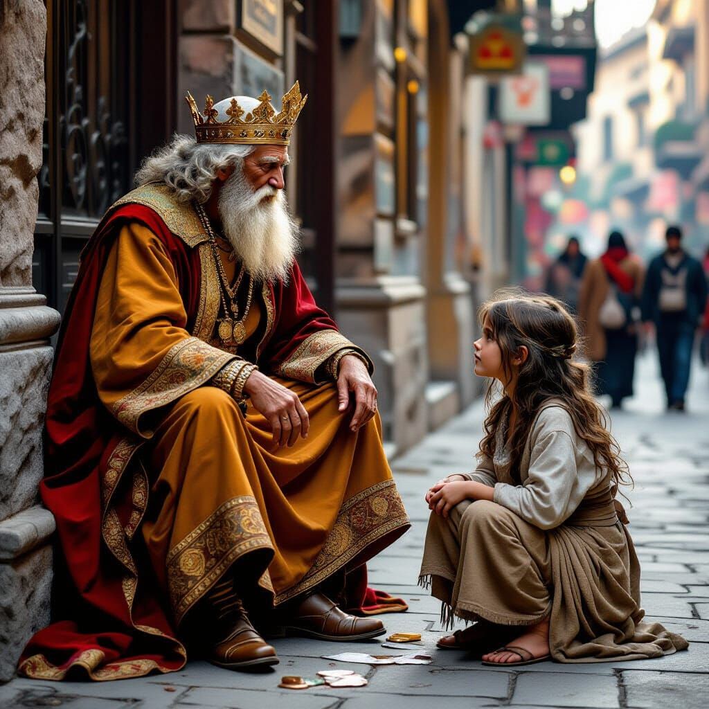 King and Beggar: A Study in Contrasts