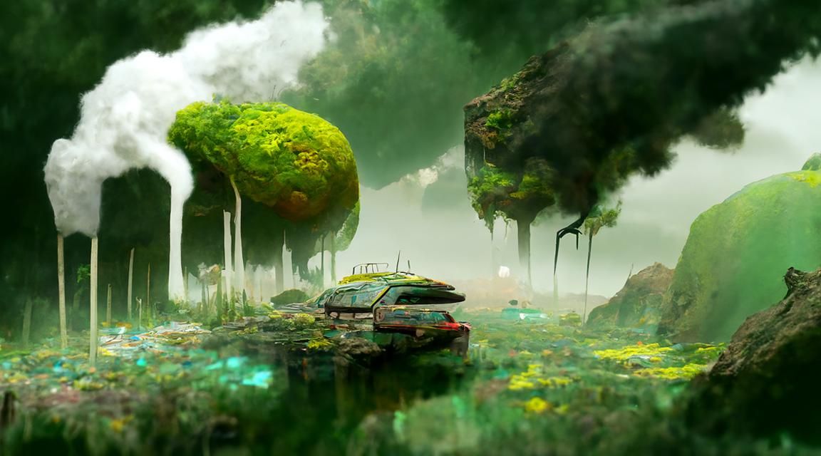 Digital Environment Concept Art by Mac Guff