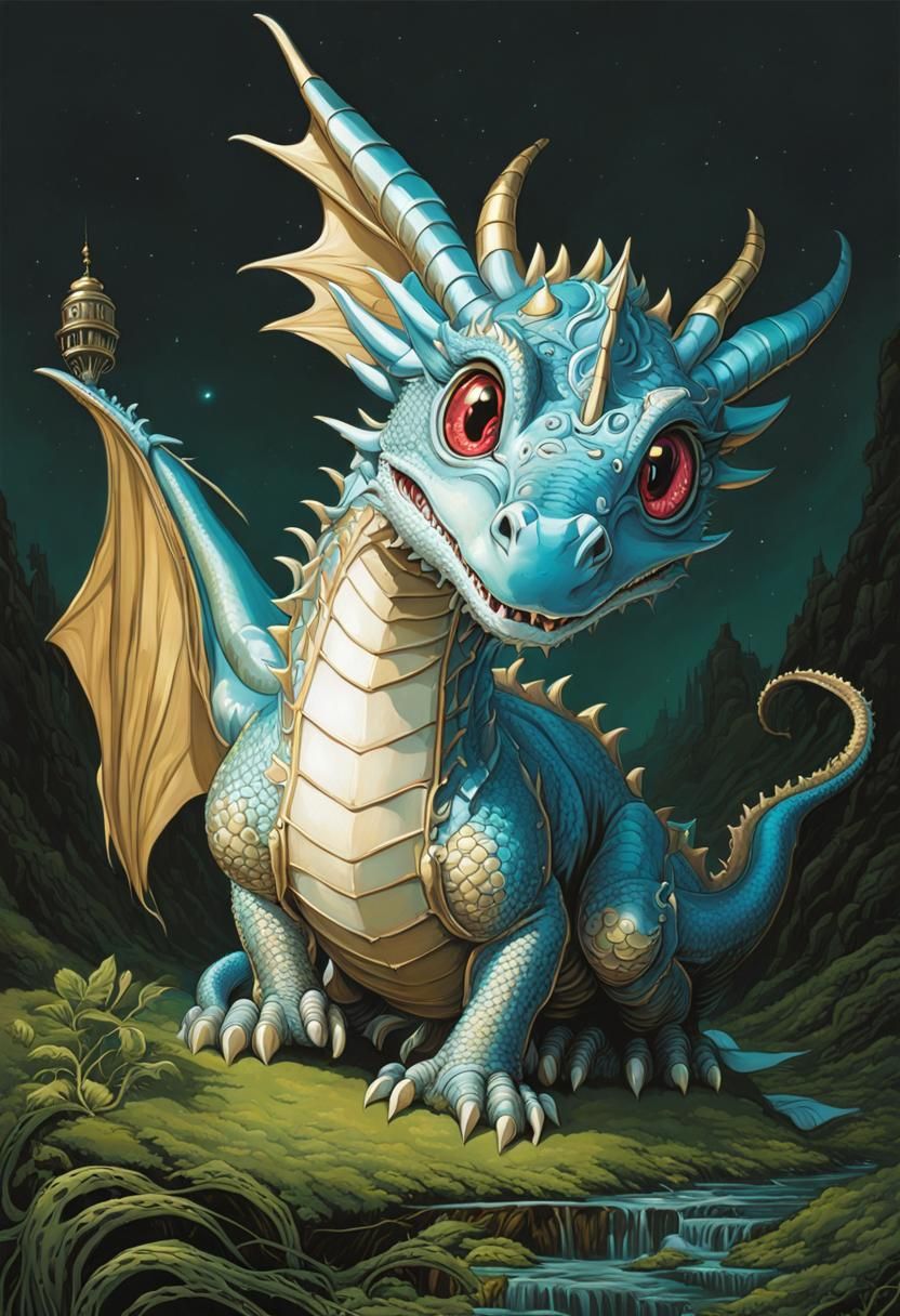 2024 Year of the kawaii dragon by Stella.