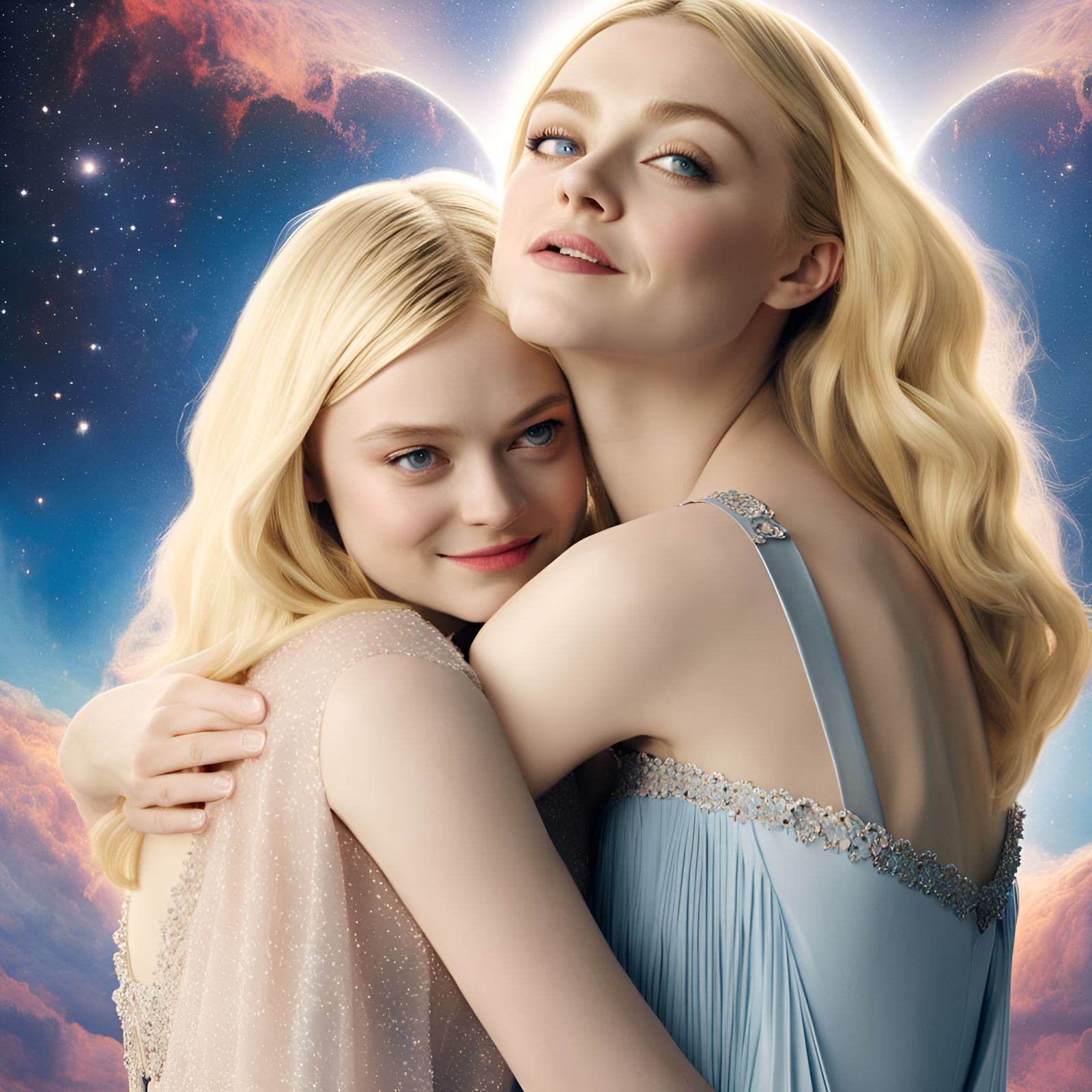 Dakota Fanning and Elle Fanning
