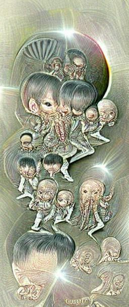 Chibi K-Pop Band in Illustrative Style
