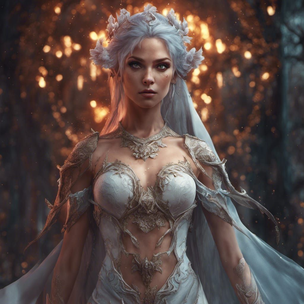 Sensual Elf Bride Fantasy Art