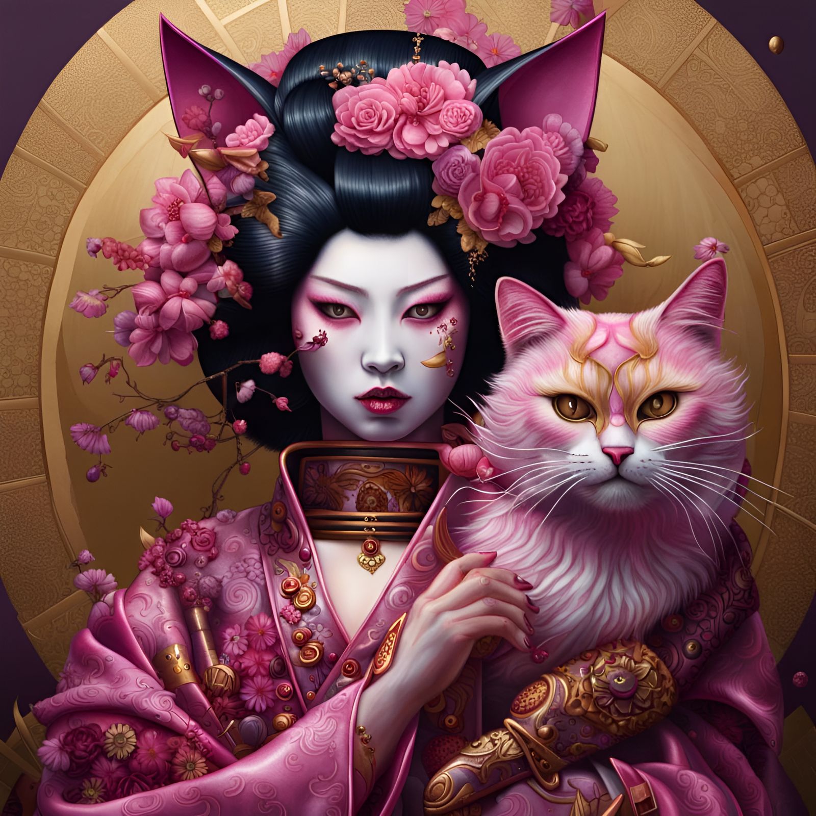 Purrfect Geisha Love #A, Masterplayer