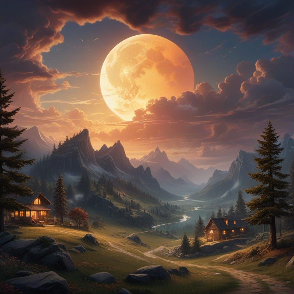 Epic Fantasy Worlds Collide in Stunning Split-Screen Masterp...