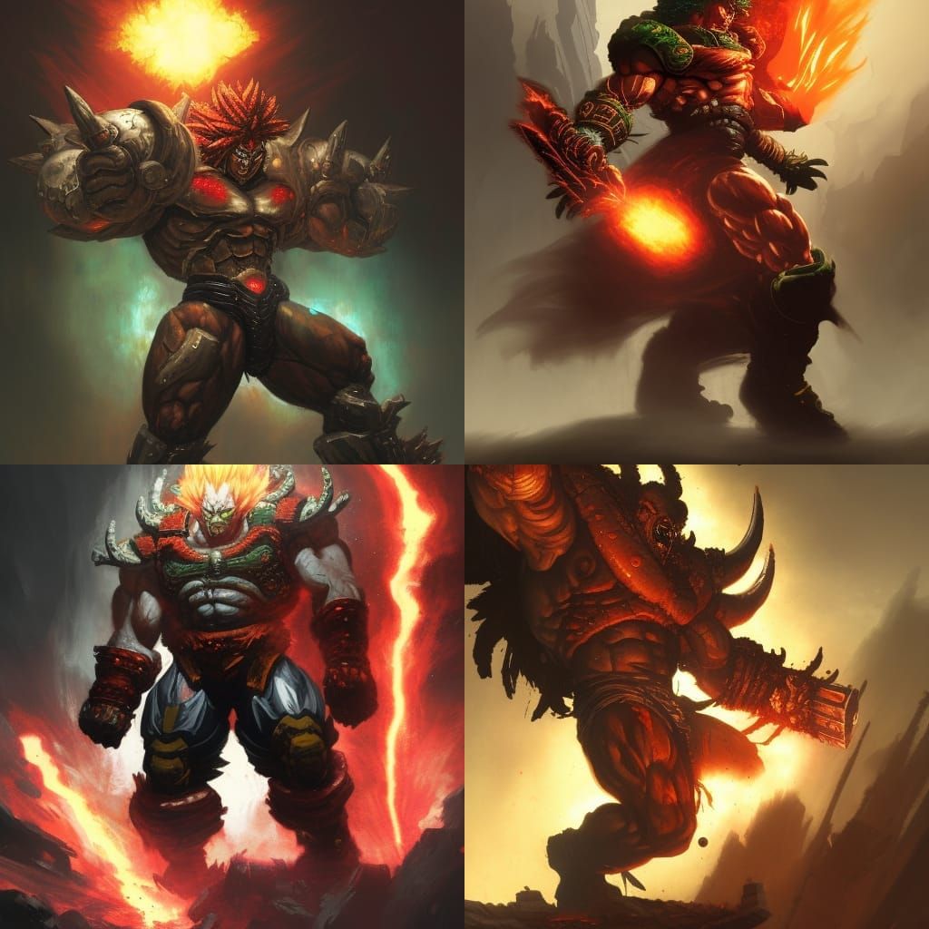 Composite Warrior: Dark Fantasy Concept Art