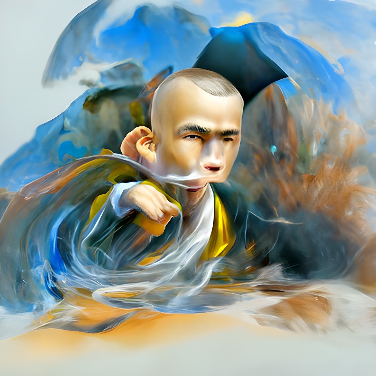 Elemental Monk Huan Zhen Controls Earth and Stone