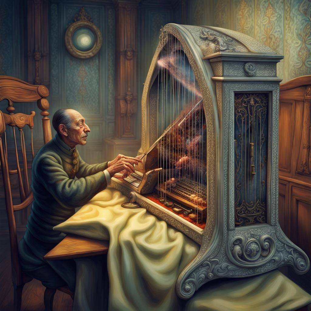 Magical Biological Bizarre Art in Dreamy Realism