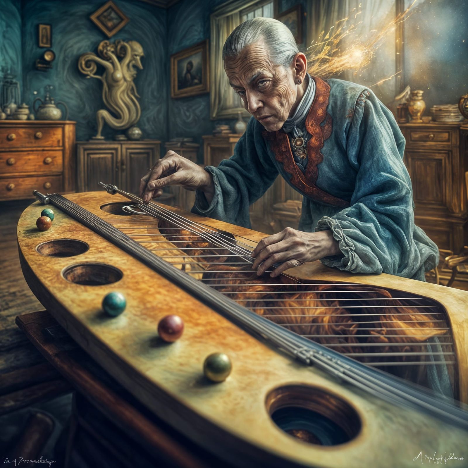 Magical Biological Forms in Dreamy Surrealism