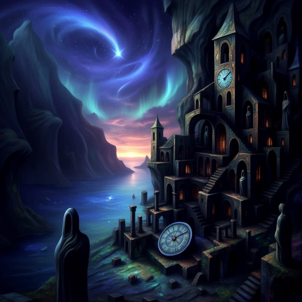 Fantastical Deep Color Fantasy Concept Art in Intricate Deta...