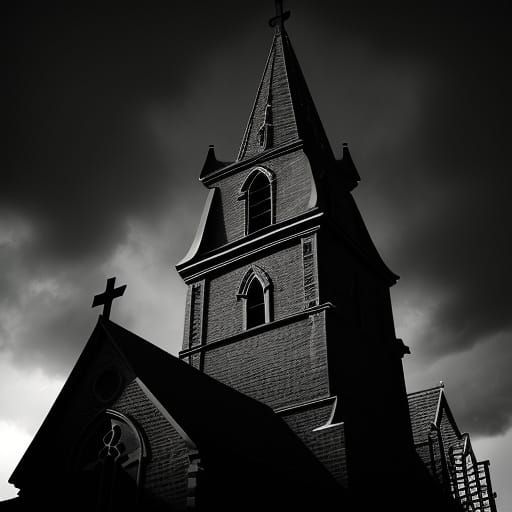 Film Noir Black and White Voodoo Queen