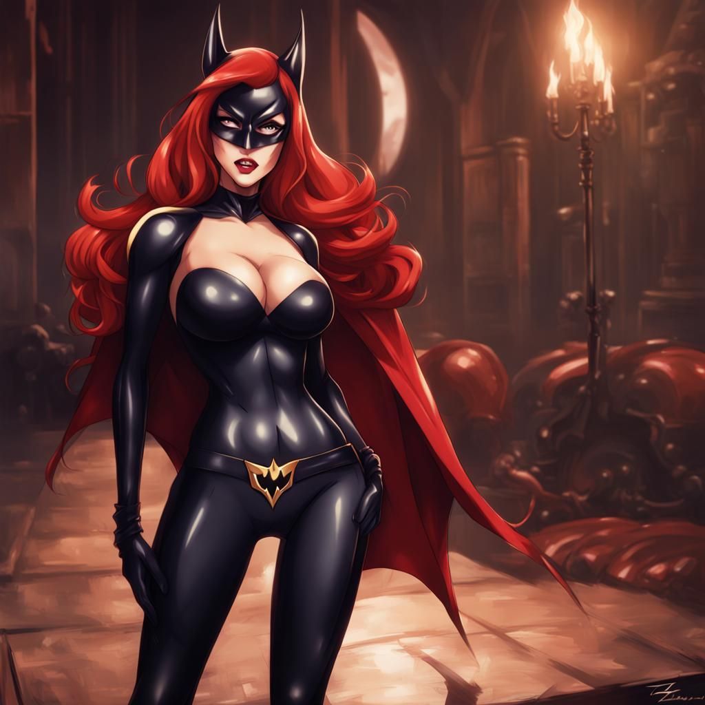 Jessica Rabbit dressed as batwoman