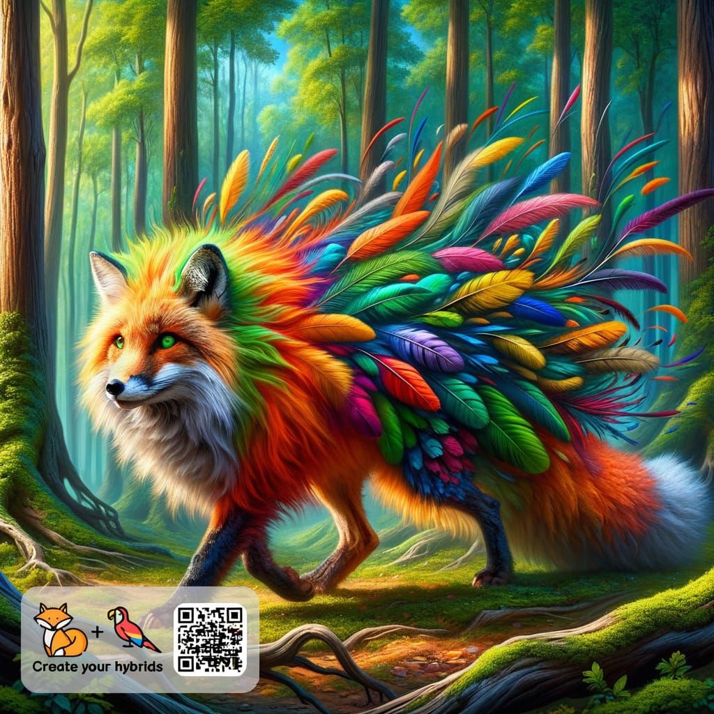 Fox Parrot Hybrid: A Creature Fusion Concept