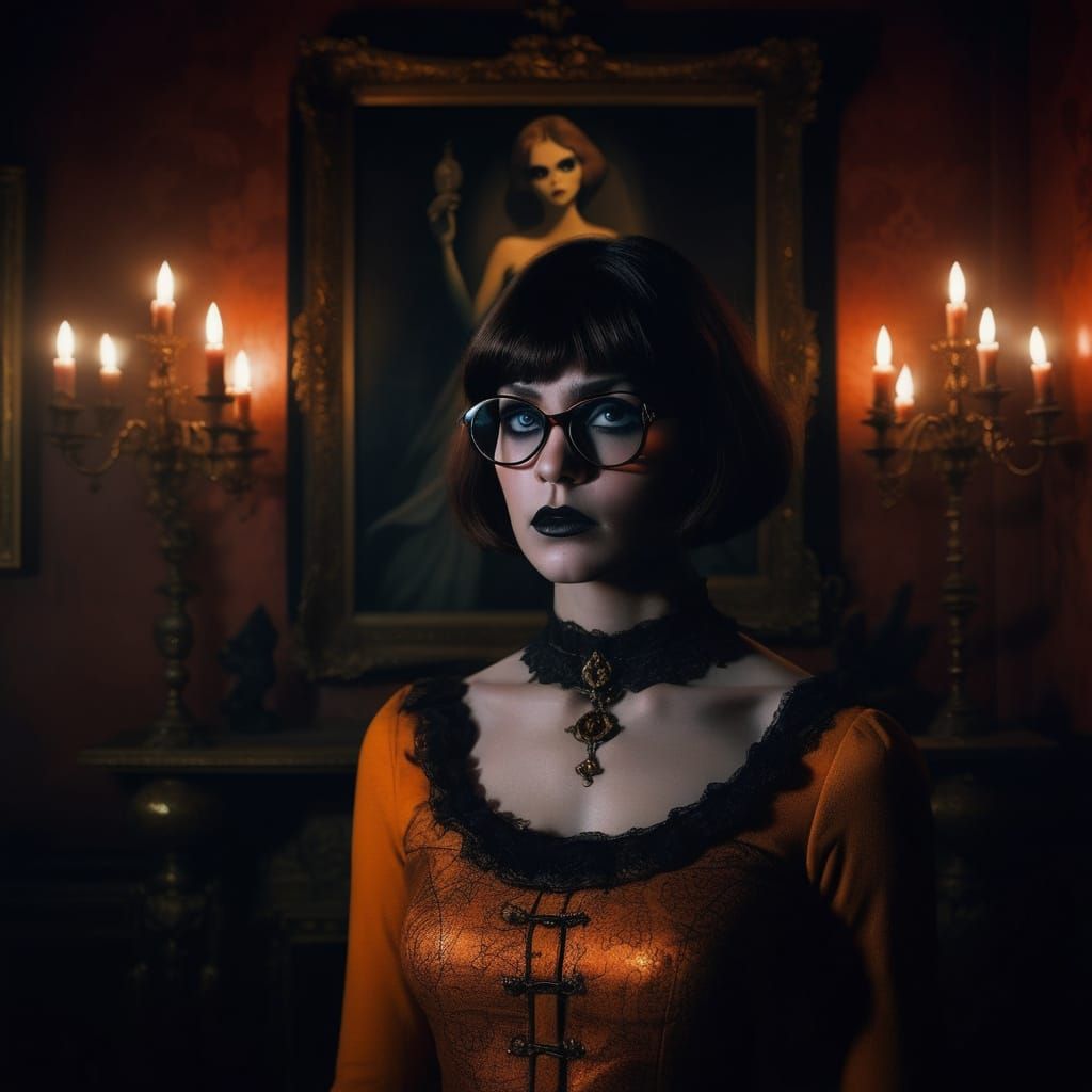Velma in Gothic Realism, Inspired by Dark Aesthetics