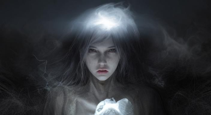 Eerie Paranormal Scene