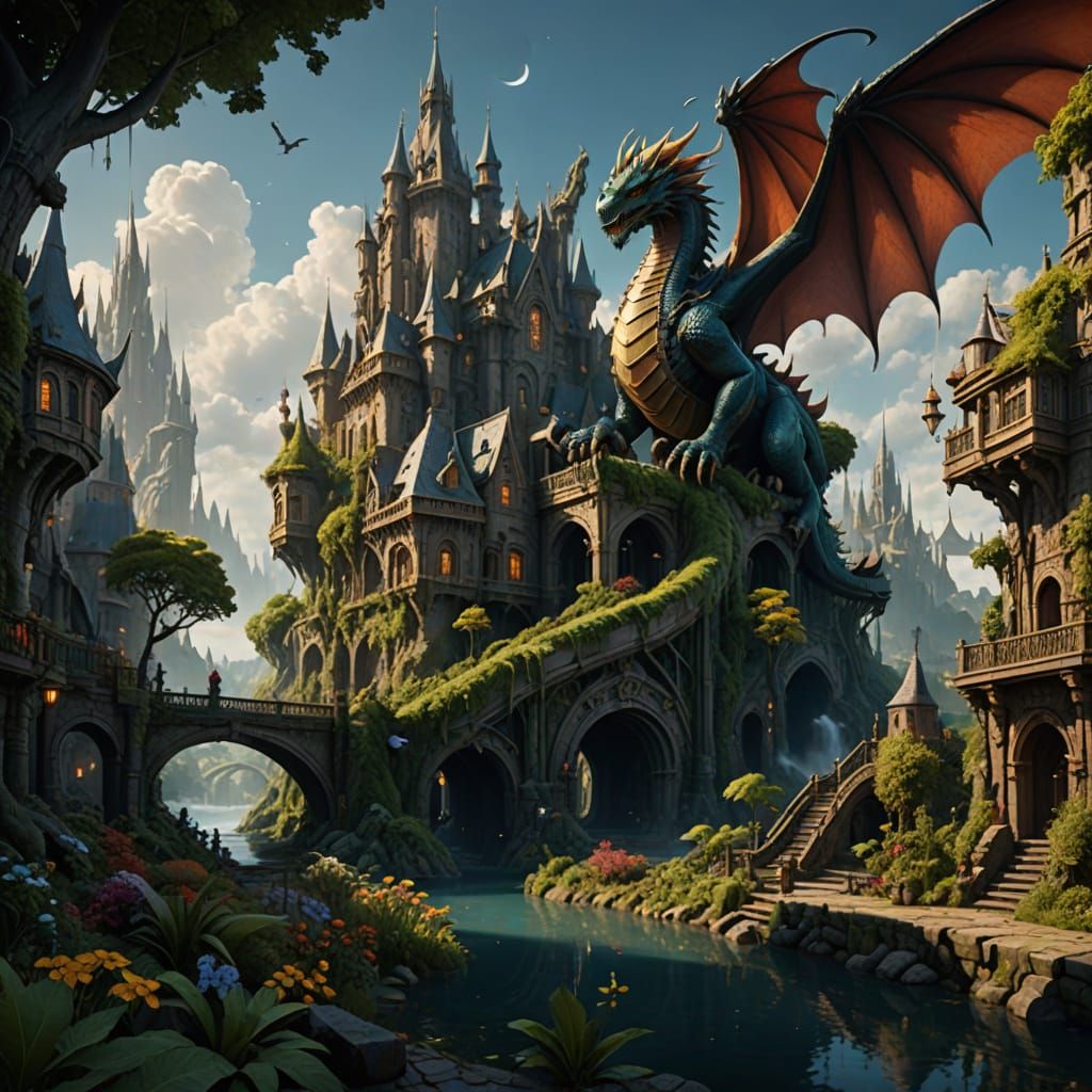 Solarpunk Dragon Carries Community to New Horizons