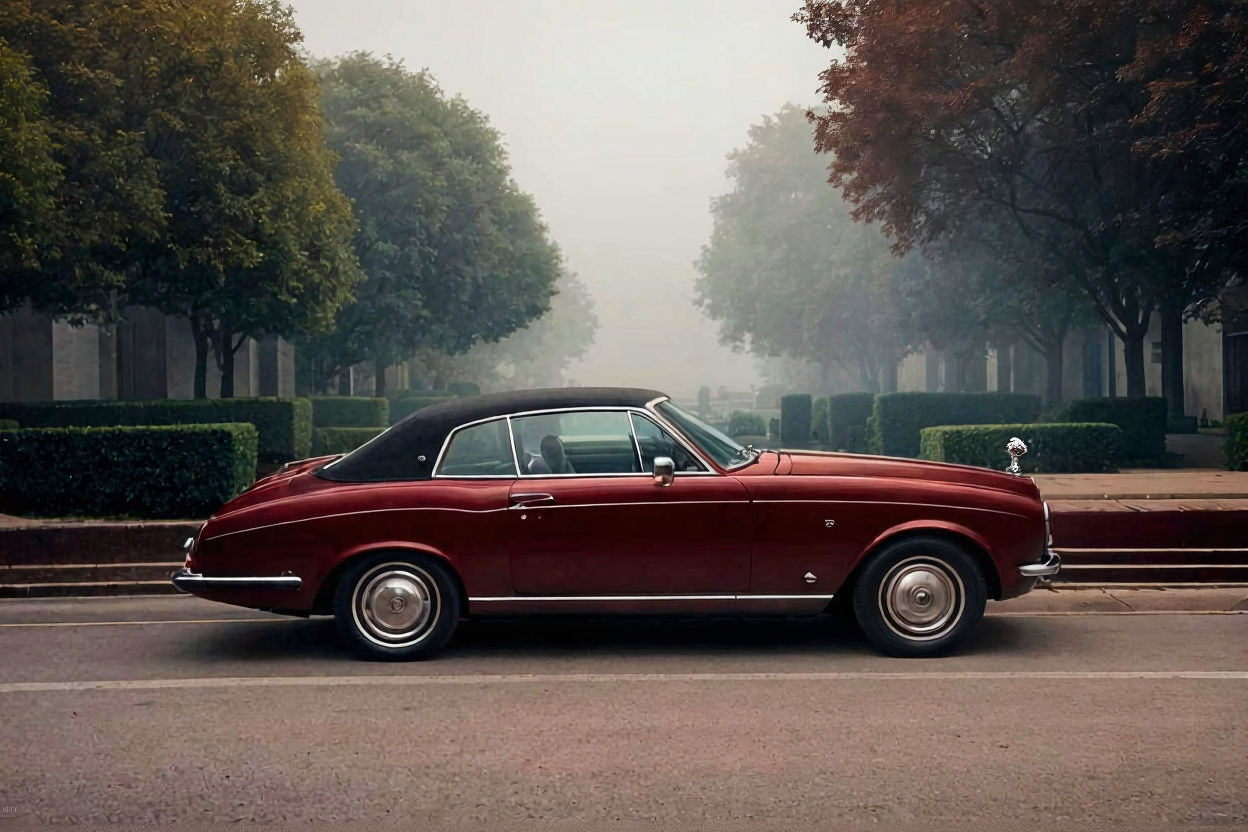 1970 Rolls-Royce Corniche Coupe in Foggy London