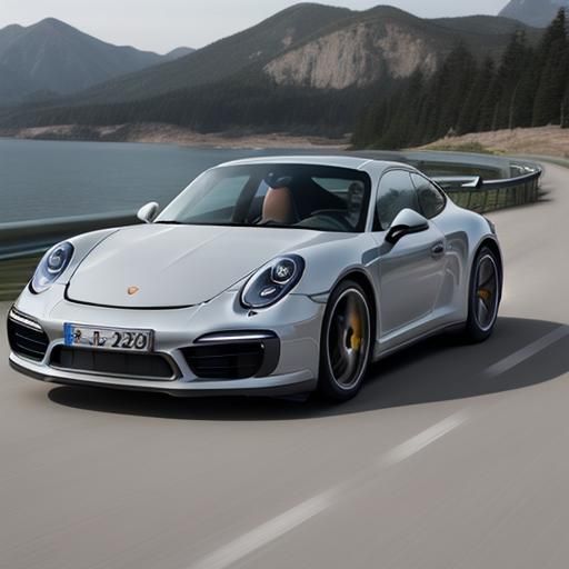 AI Generated Image of a Porsche