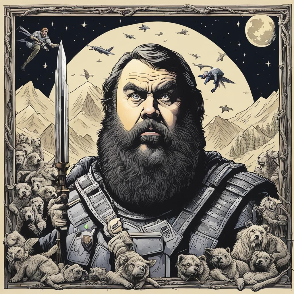 Brian Blessed as Space Hunter