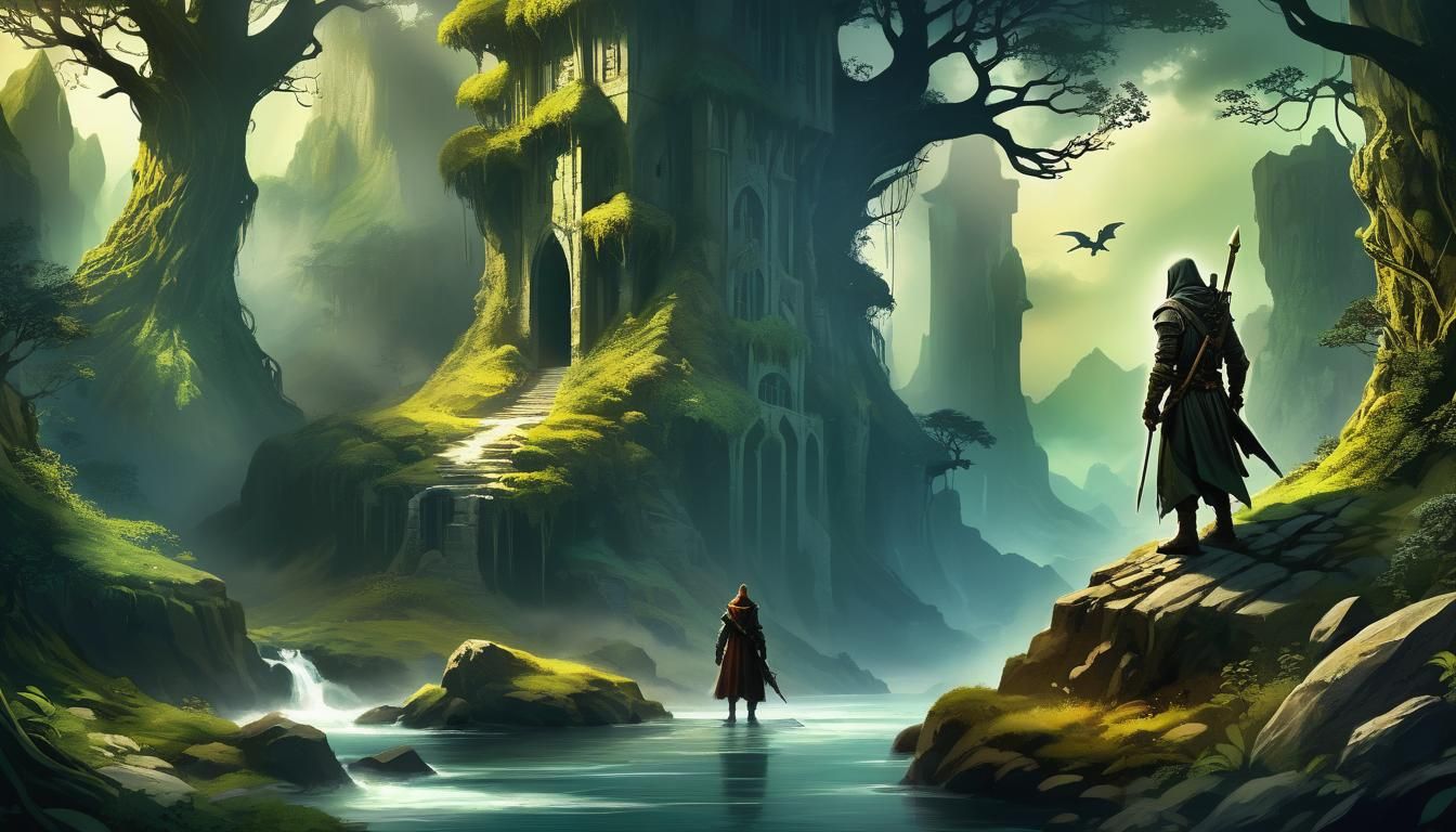 Fantasy Adventure Book Cover Design