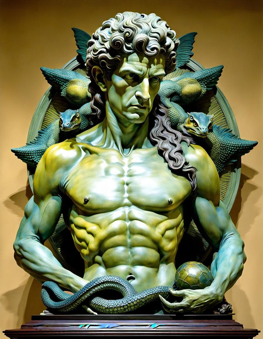 Frankenstein's David: A Cryptid Taxidermy Masterpiece