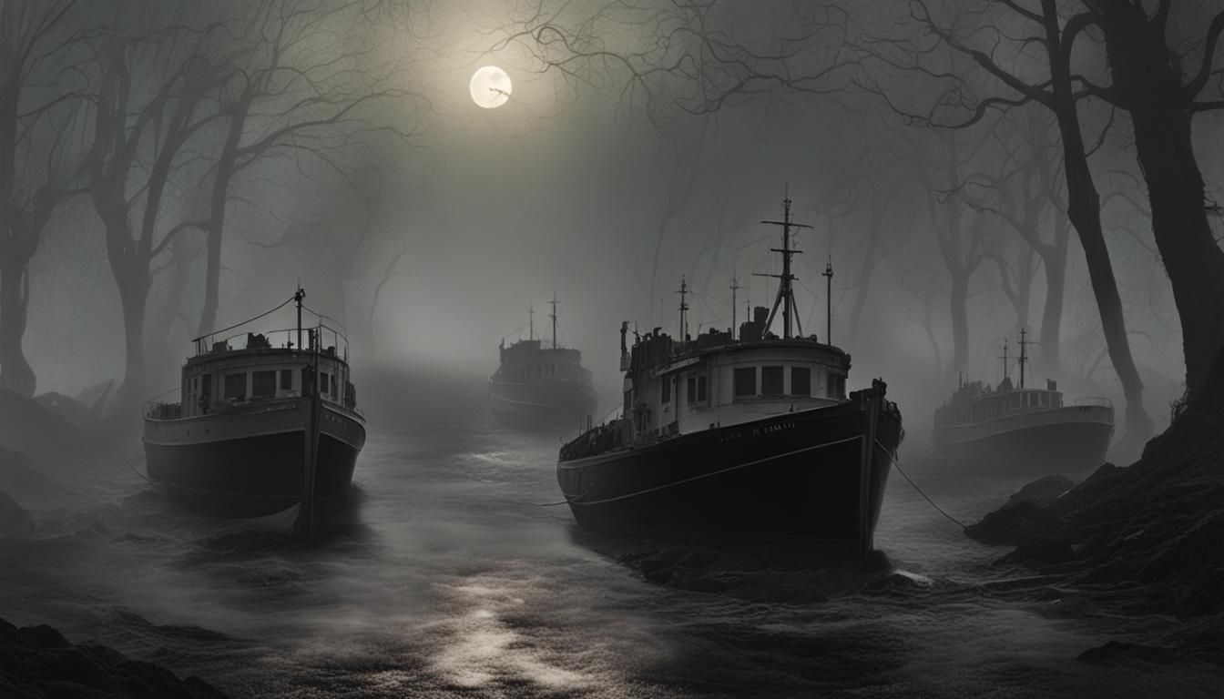 Sinister Fog in a Dramatic Digital Painting
