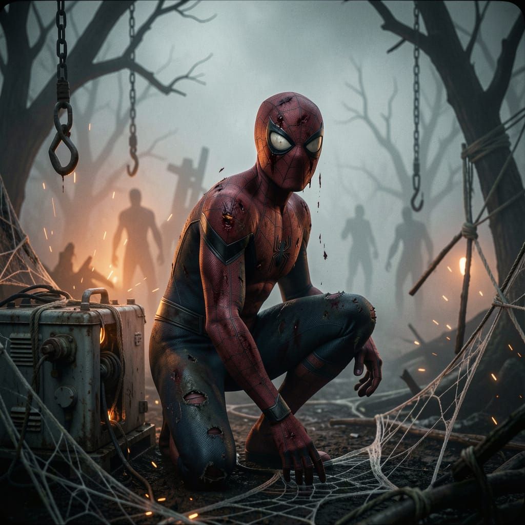 Spider-Man Survivor in Dead by Daylight Entity Realm