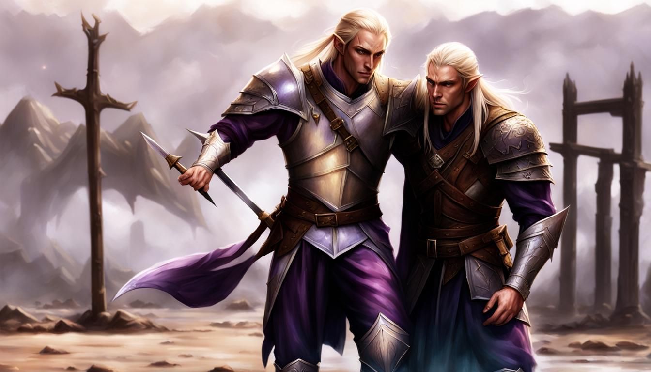 Ethereal Elf Warrior After Battle