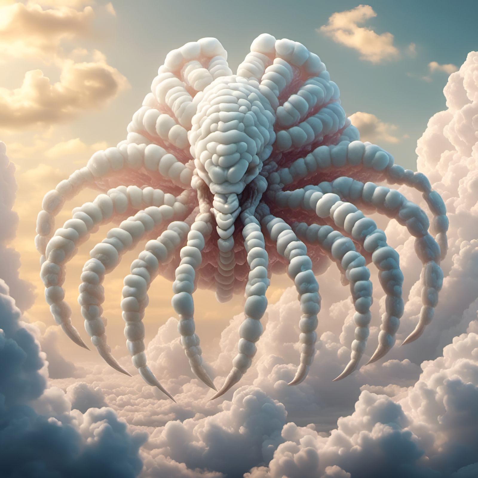 Candy Cloud Facehugger in the Sky