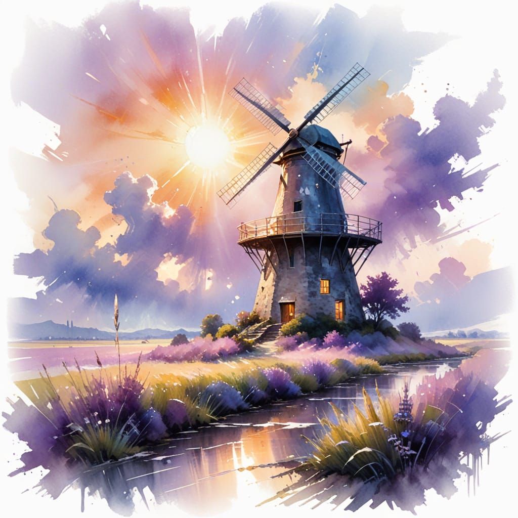 Quartz Windmill on Prismatic Plain