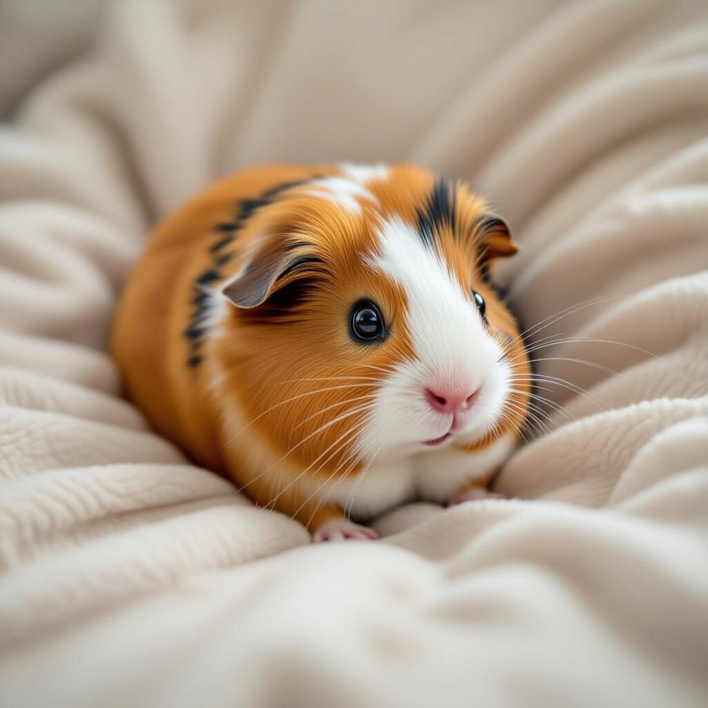 Guinea Pig's Playtime Bliss