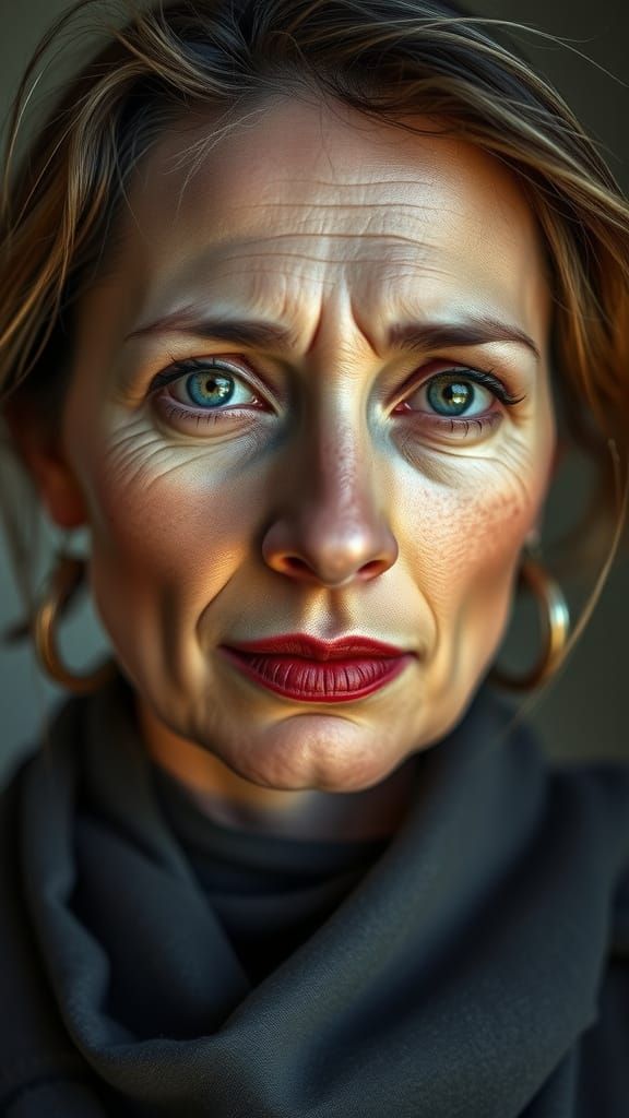 Ultra-Realistic Portrait of a Woman in Photorealistic Style