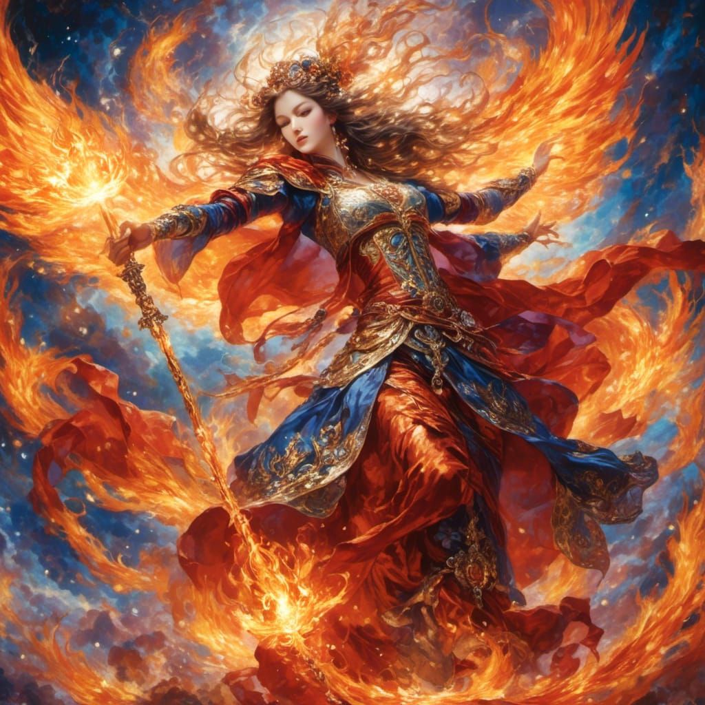 Overwhelming Fire and Raw Energy Display